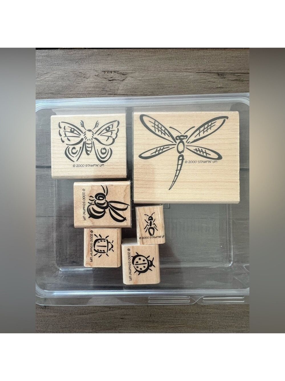 Stampin’ Up! Bunch of Bugs Set of 6 Stamps Retired